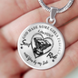 To my Wife Future Wife Ride Partner - God Made Some Girls Perfect - Sweet Ride  - Perfect Pendant Necklace